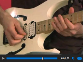 Paul Gilbert's power-piano guitar lick